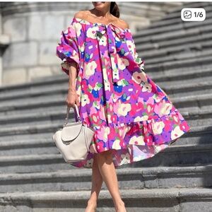 Marielle Stokkelaar Almelo Ivy Flowers Dress One Size Fits All Women's